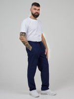 Брюки мужские повара кондитера "Кобальт", цвет темно-синий