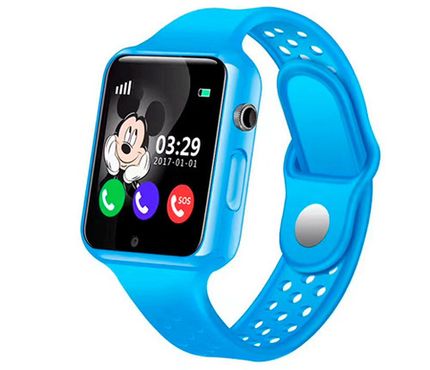 Детские часы с GPS Smart Baby Watch G98 Голубые