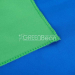 Фон двусторонний тканевый GreenBean Field 240x500cm (зеленый/синий)