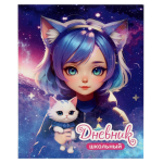 Дневник школьный А5, 40 листов "Аниме" 1-11 класс, твердый переплет