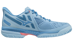 Женские Кроссовки теннисные Mizuno Wave Exceed Tour 5 CC - dutch cana/white/tea rose