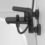 Смеситель для ванны Abelsberg Lineara UNF25747GM цвет Космическая сталь