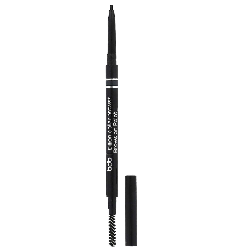 Billion Dollar Beauty, Brows on Point: брови на миллиард долларов микрокарандаш для бровей, ворон, 0,045 г (0,002 унции)