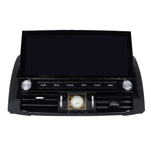 Магнитола для Lexus GX470 J120, Toyota Land Cruiser Prado 120 (климат на большом экране) - Carmedia ZH-T1214H монитор 12.3" на Android 12, 8Гб+128Гб, CarPlay, 4G SIM-слот