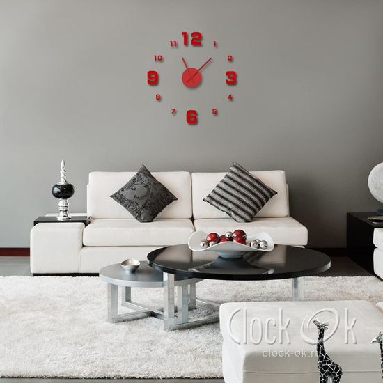 Настенные 3D часы Hi Tech