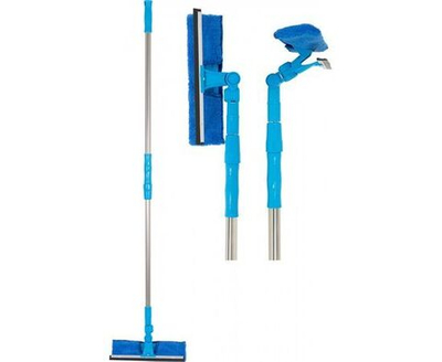 Окномойка WS-09 25см с телескопическим черенком 85-108см 6872 Рыжий Кот