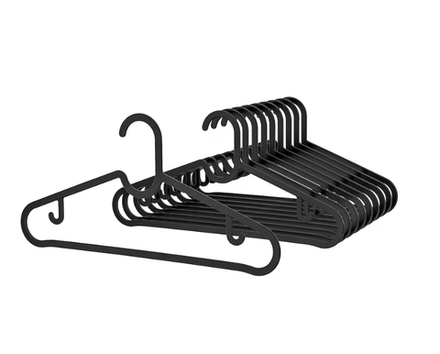 СПРУТТИГ SPRUTTIG Плечики для одежды 10 шт, черный