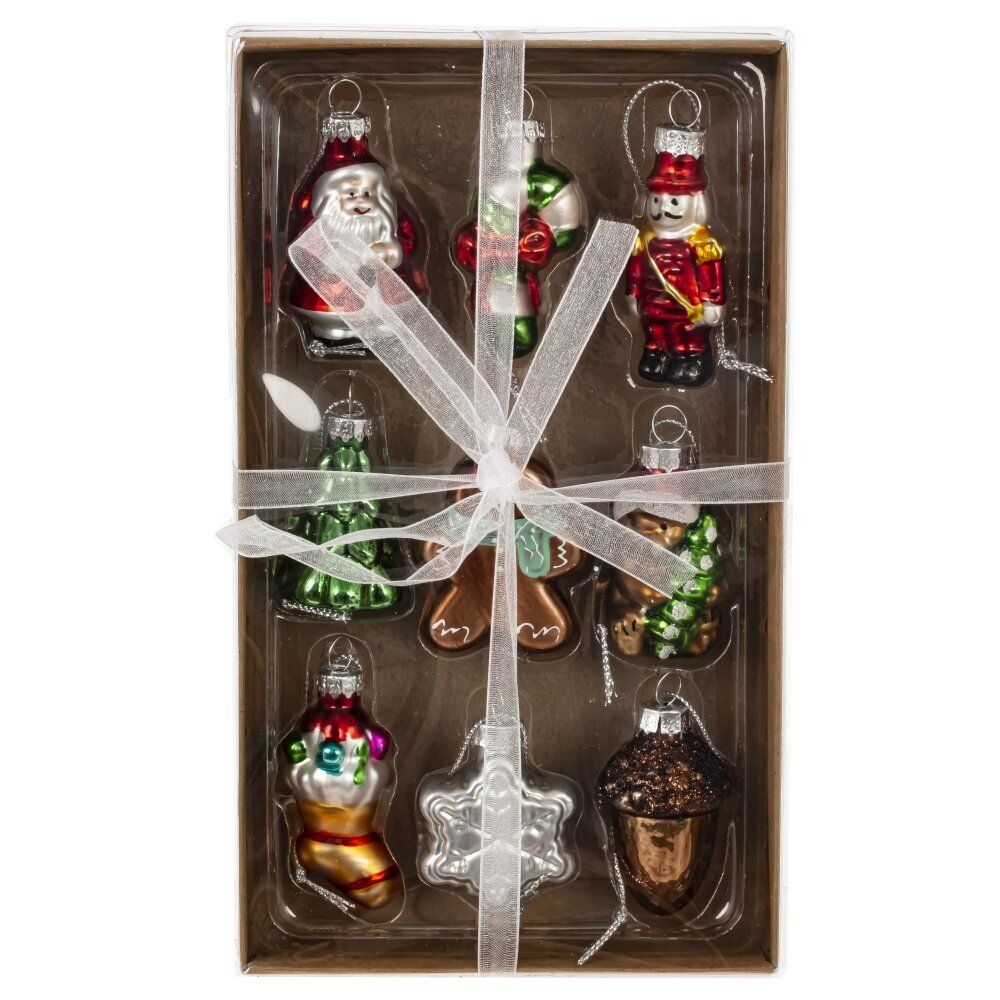 GAEM Набор из 9шт: Украшение новогоднее "Ассорти", 6в., L12,5 W22 H4 см, 6в.