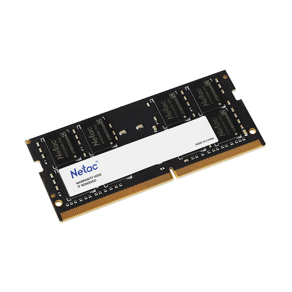 Оперативная память Netac Basic SODIMM 8GB DDR4-2666 (PC4-21300) C19 19-19-19-43 1.2V
