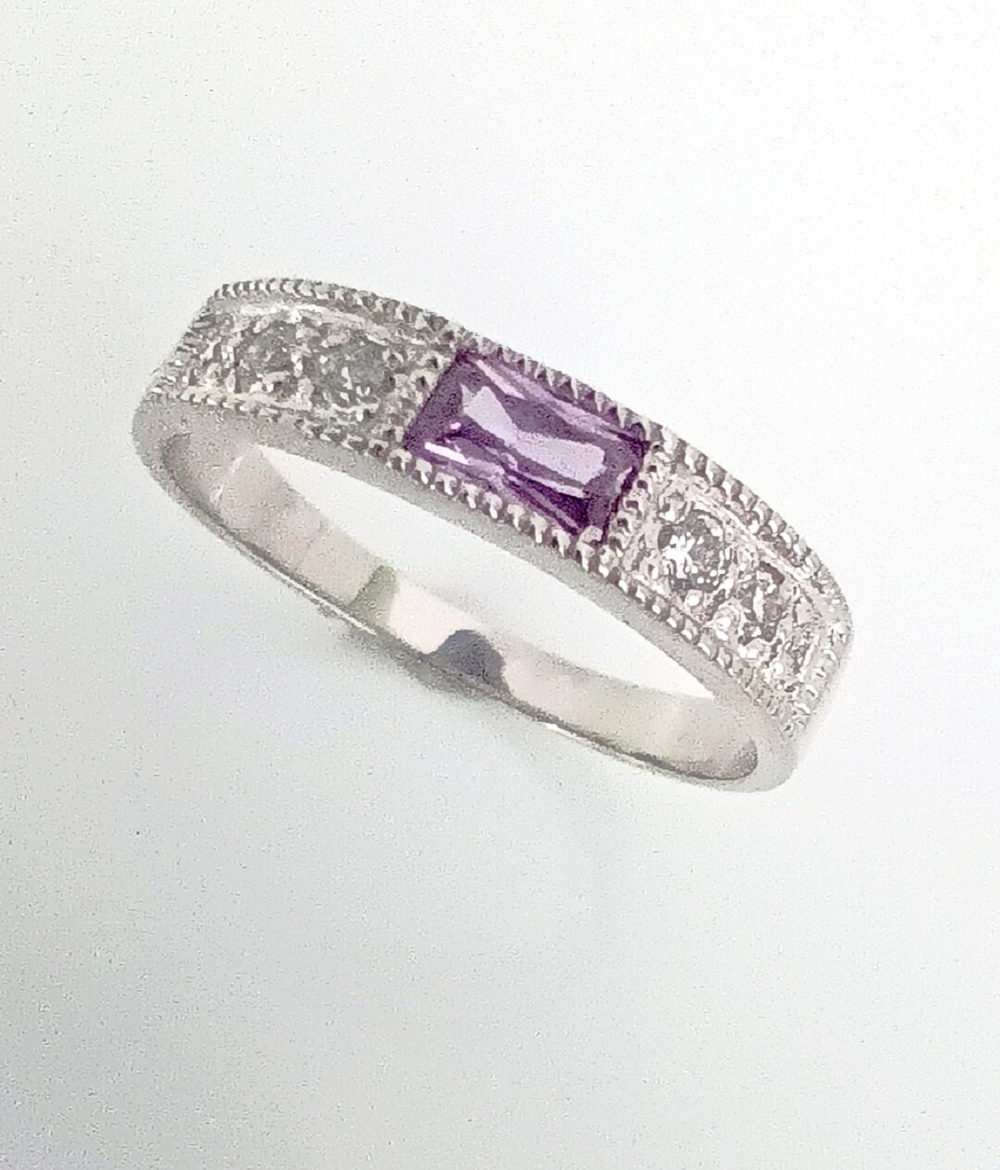 Кольцо ювелирное Эстерела, серебро 925*, с фианитами, родированное/Ф