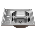 Мойка 50х60 (0,6) вып 3 1/2 MIXLINE 16см  с сифоном ДЕКОР