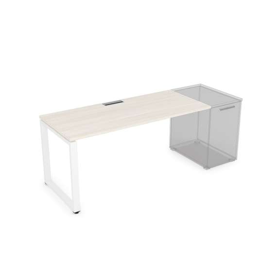 СДТ-О.974 Стол рабочий прямолинейный, приставной (1600*700*750)