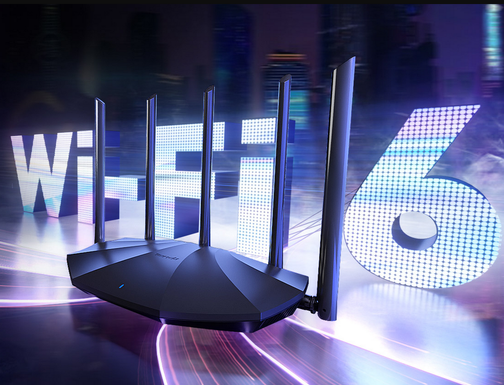 Wi-Fi роутер двухдиапазонный 5ггц Tenda TX2 PRO AX1500