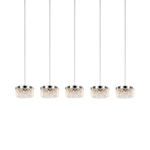 Подвесной светильник MD21020075-5B chrome