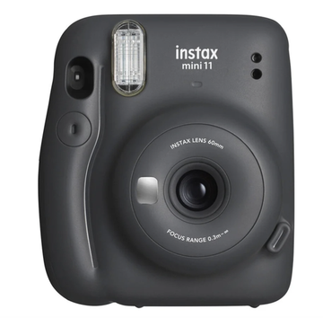 Фотоаппарат моментальной печати Fujifilm Instax Mini 11, печать снимка 62x46 мм, charcoal grey