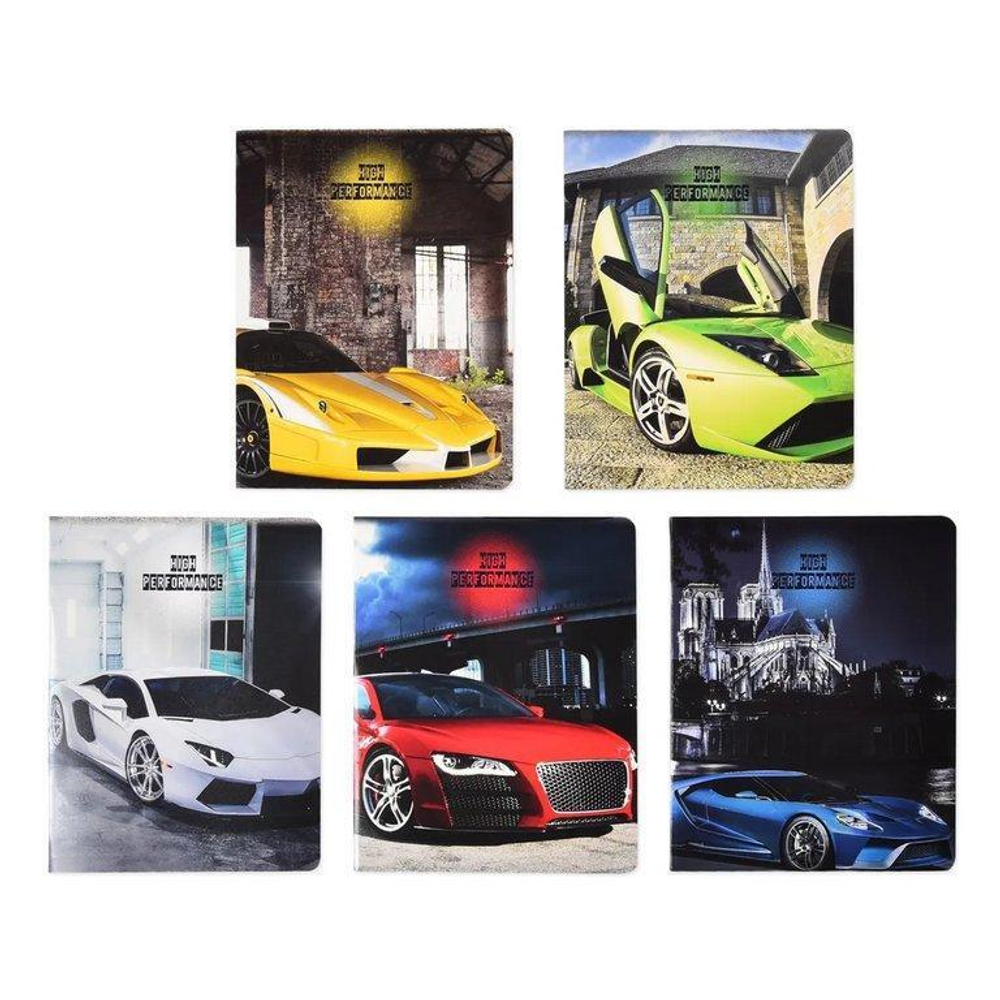 Тетрадь 48л. клетка "High performance: спортивные авто" УФ (Академия групп)