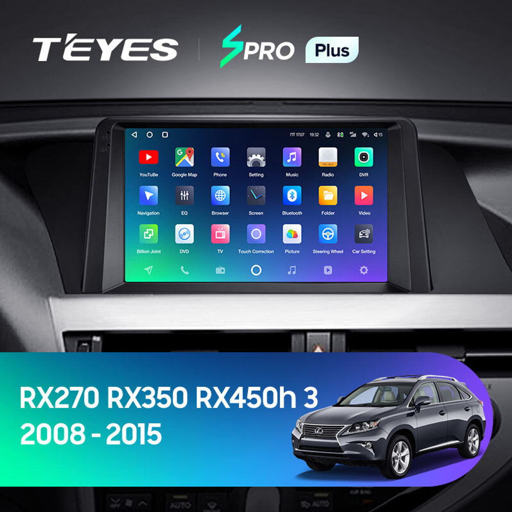 Teyes SPRO Plus 9" для Lexus RX 270 RX 350 2008-2015