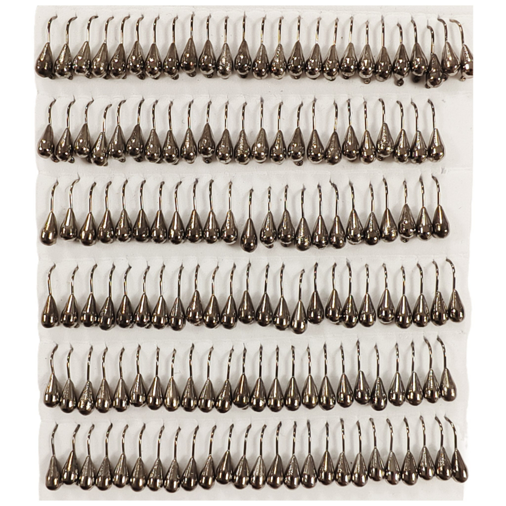 Мормышки вольфрамовые №2.5 Капля, цвет серый, 0,25 гр.( набор 10 штук) цена указана за 1 штук