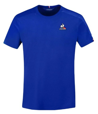 Теннисная футболка Le Coq Sportif Replica Tee SS 22 No.1 M - Blue