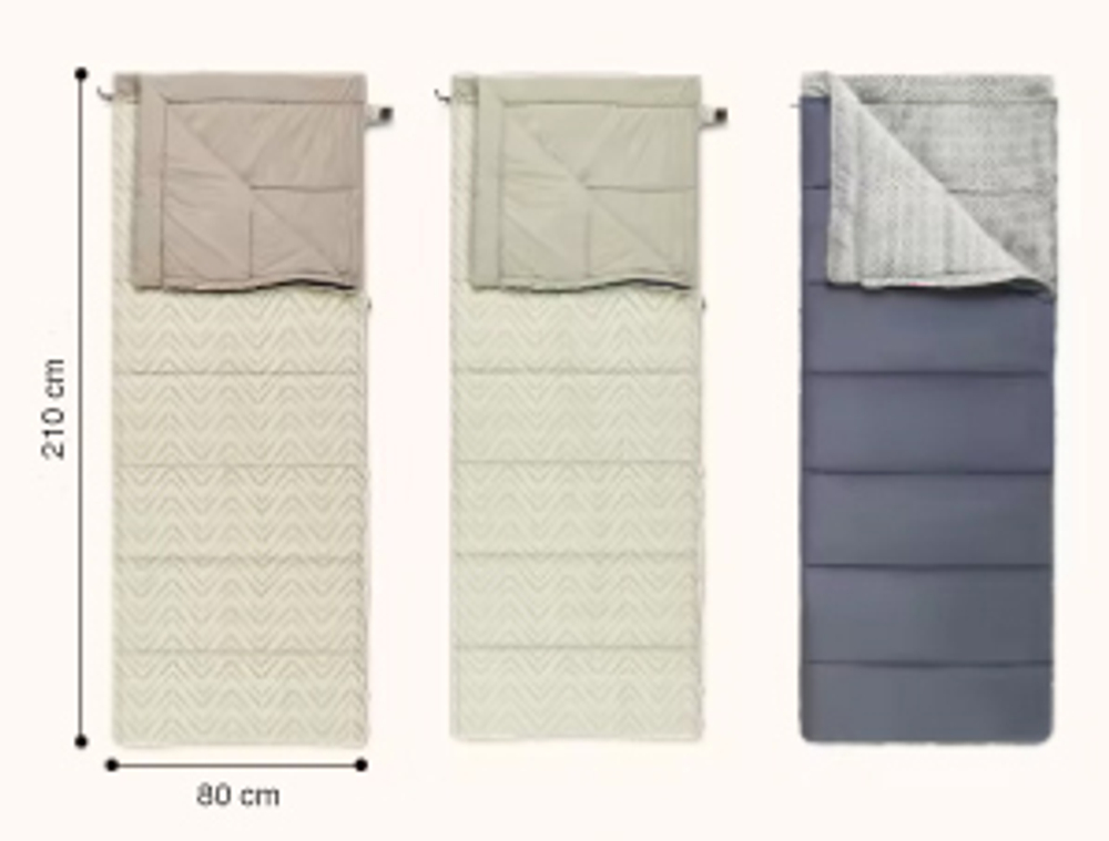 Мешок спальный Naturehike Shanmi, 210х80см, (ТК: +13C), (правый), бежевый