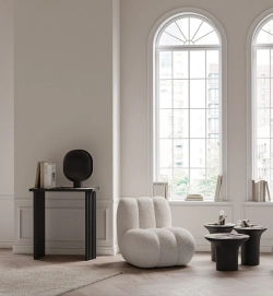 Лампа 101 Copenhagen Clam Table Lamp, Burned Black, черный