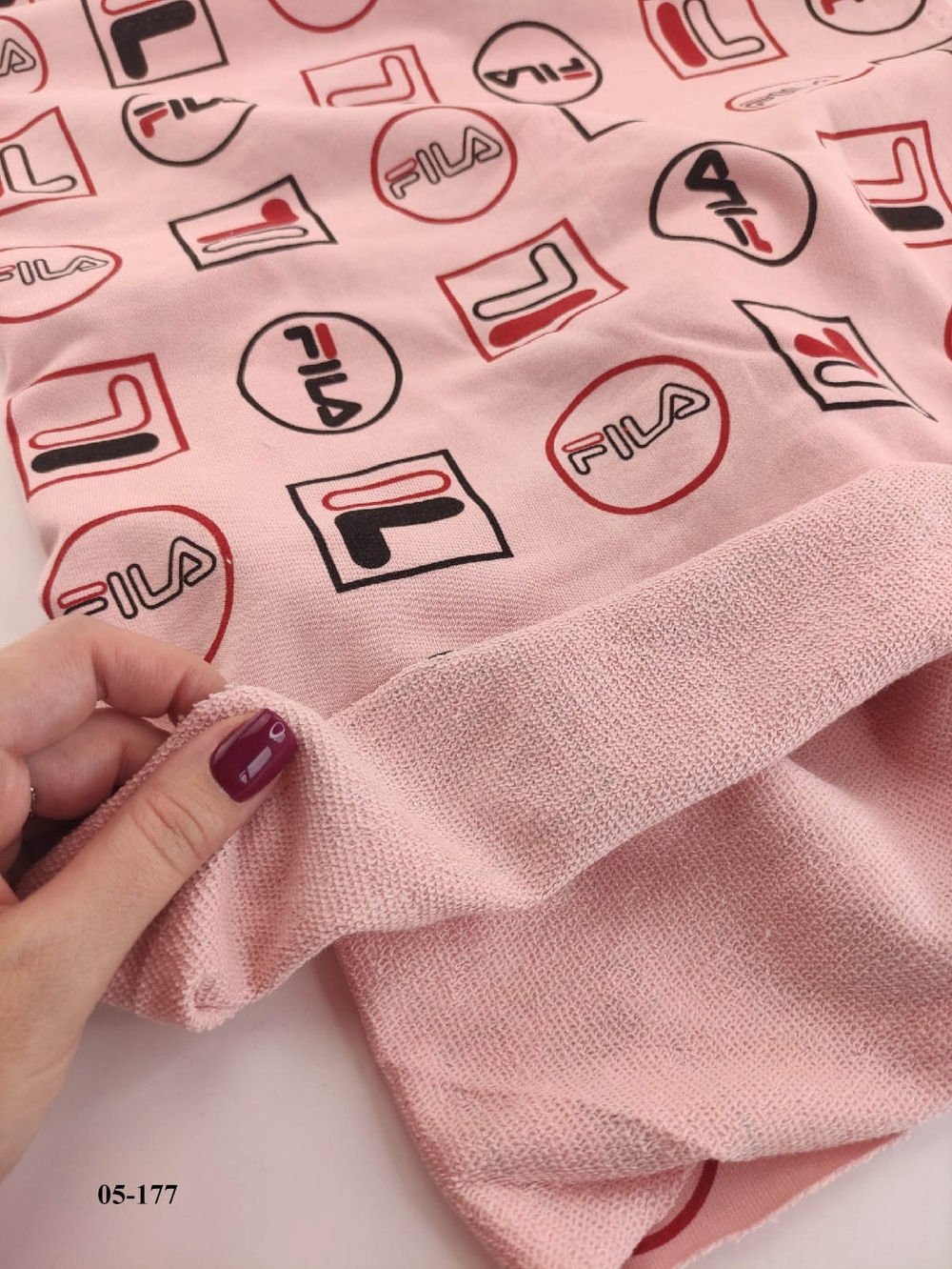 FILA ЗНАЧКИ НА ПУДРЕ - Футер 2х нитка с лайкрой КОМПАКТ ПЕНЬЕ (МР420) УЦЕНКА!