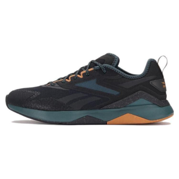 Кроссовки reebok для мужчин Низкие Черные и оранжевые Мужские