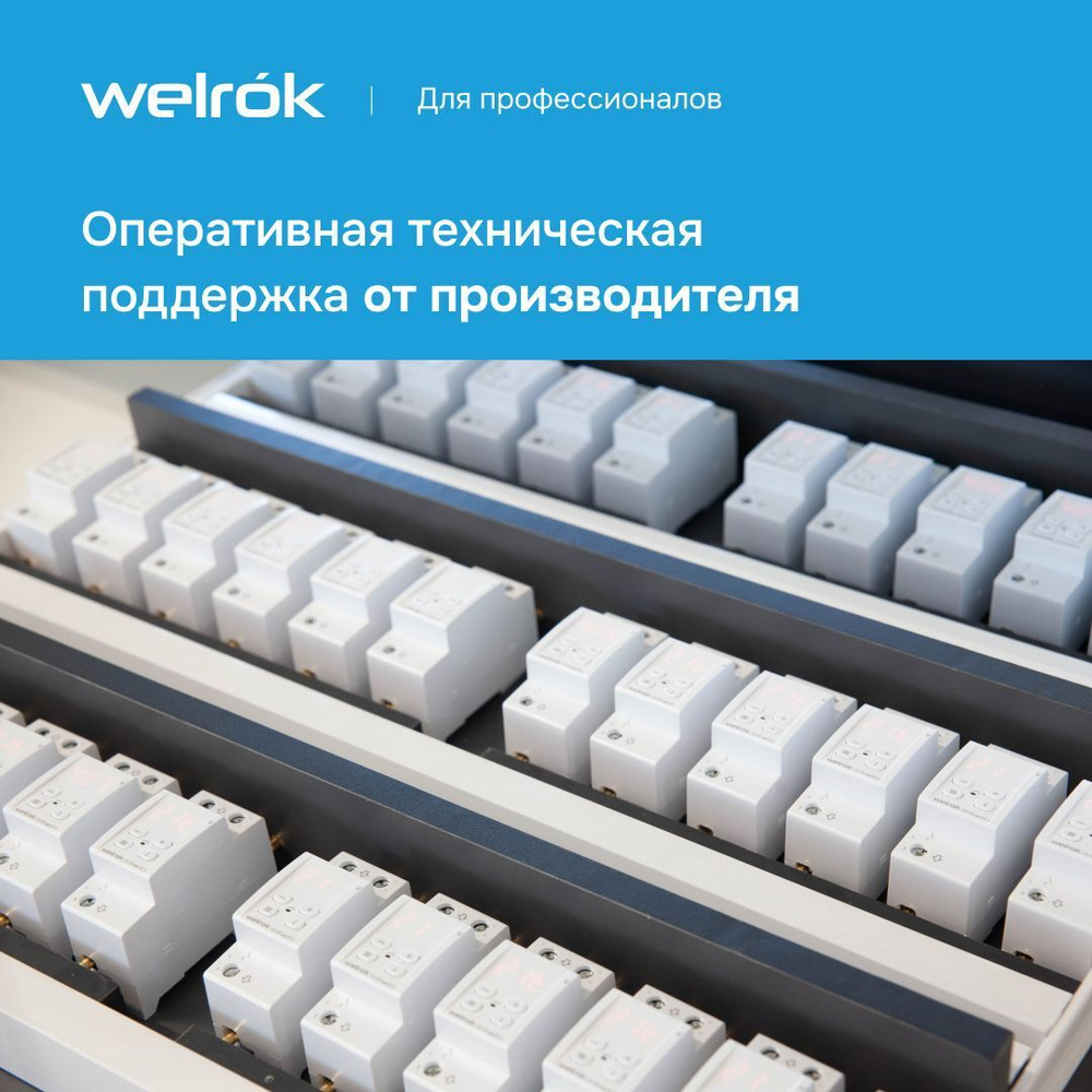 Welrok D2-50 реле напряжения 50 А (max 60 A) 11 000 ВА
