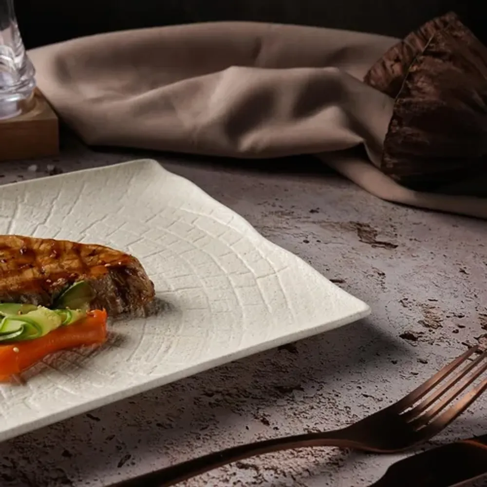 Блюдо прямоугольное 28,5*19,5 см h2 см Elephant Ivory P.L. Proff Cuisine [4]
