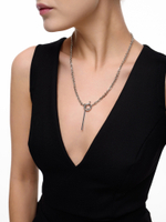 Колье "Brutal stick" Silver