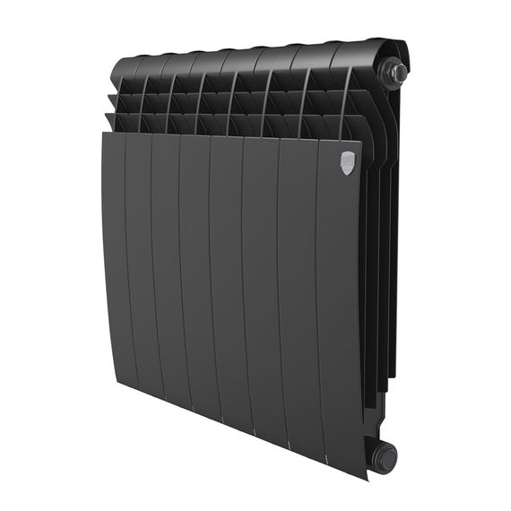 Радиатор биметаллический Royal Thermo BILINER B 500 Чёрный - 8 секц.