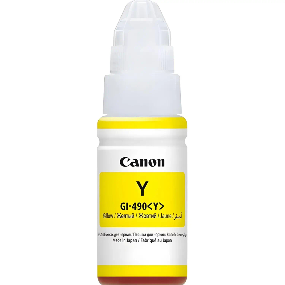 Чернила Canon GI-490Y (0666C001) жел. для G1400/2400/3400