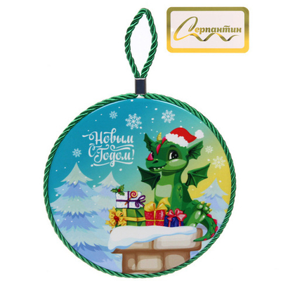 Подставка под горячее керамическая 16см «Хитрый Дракоша Чипа»