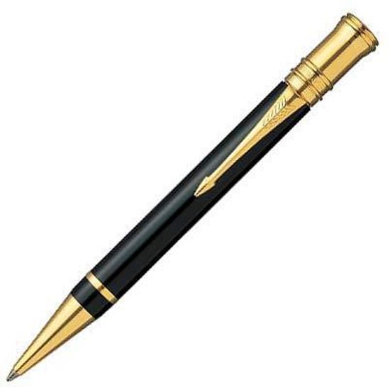 Шариковая ручка Parker Duofold K74 International, цвет: Black GT, стержень: Mblack, S0690500