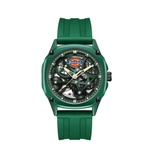Dickies Creator Collection Emperor Cool Fit Wrist Watch Mechanical Movement Silicone Strap Skeleton Dial Men"s Watches