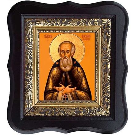 Иосиф Волоцкий  Волоколамский преподобный. Икона на холсте.