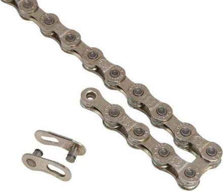 Цепь YABAN S9S 1/2"x11/128", 114 зв, 9 скор, серебристо-серая, инд уп.