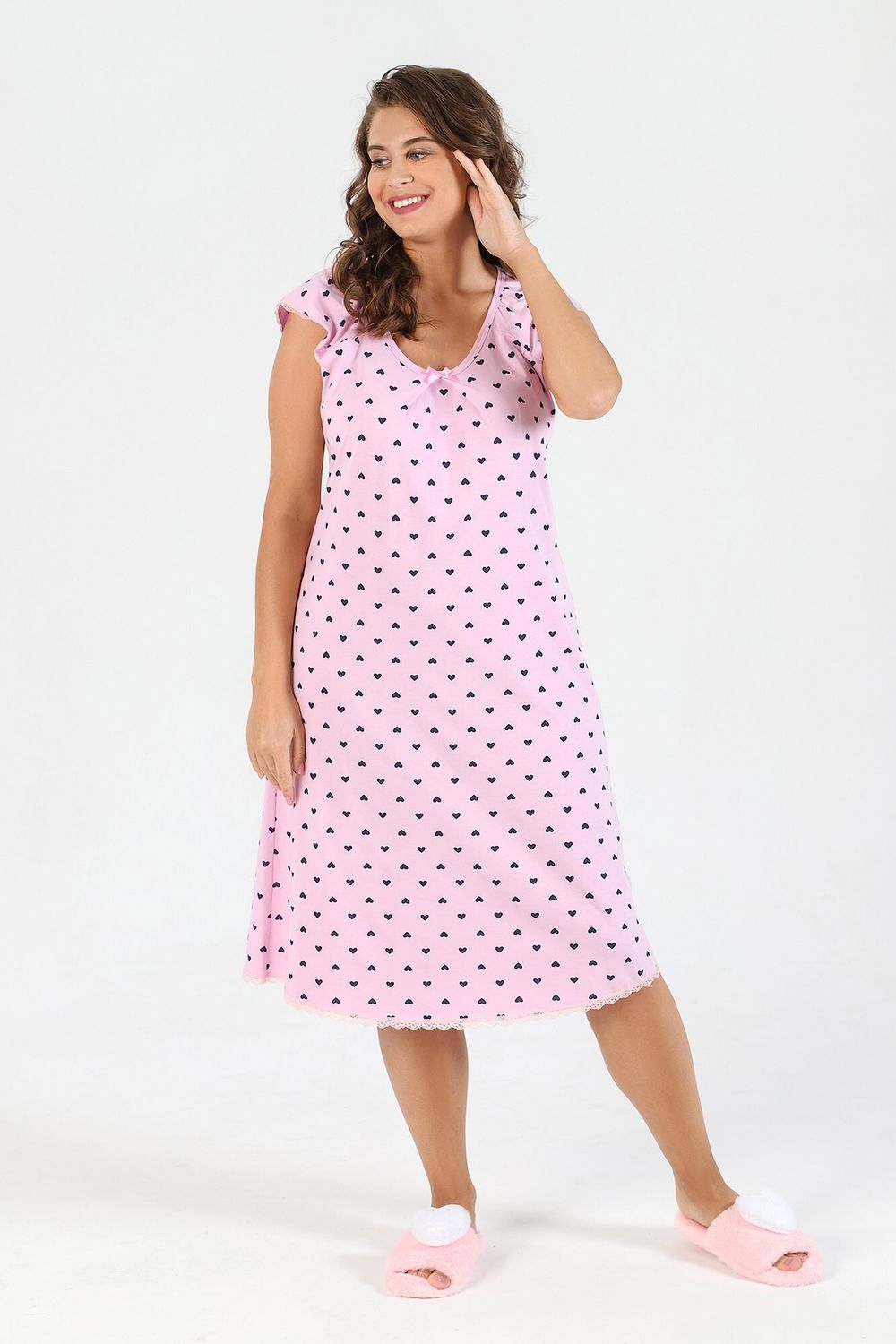 Ночная сорочка Лейла Виотекс РОЗОВЫЙ