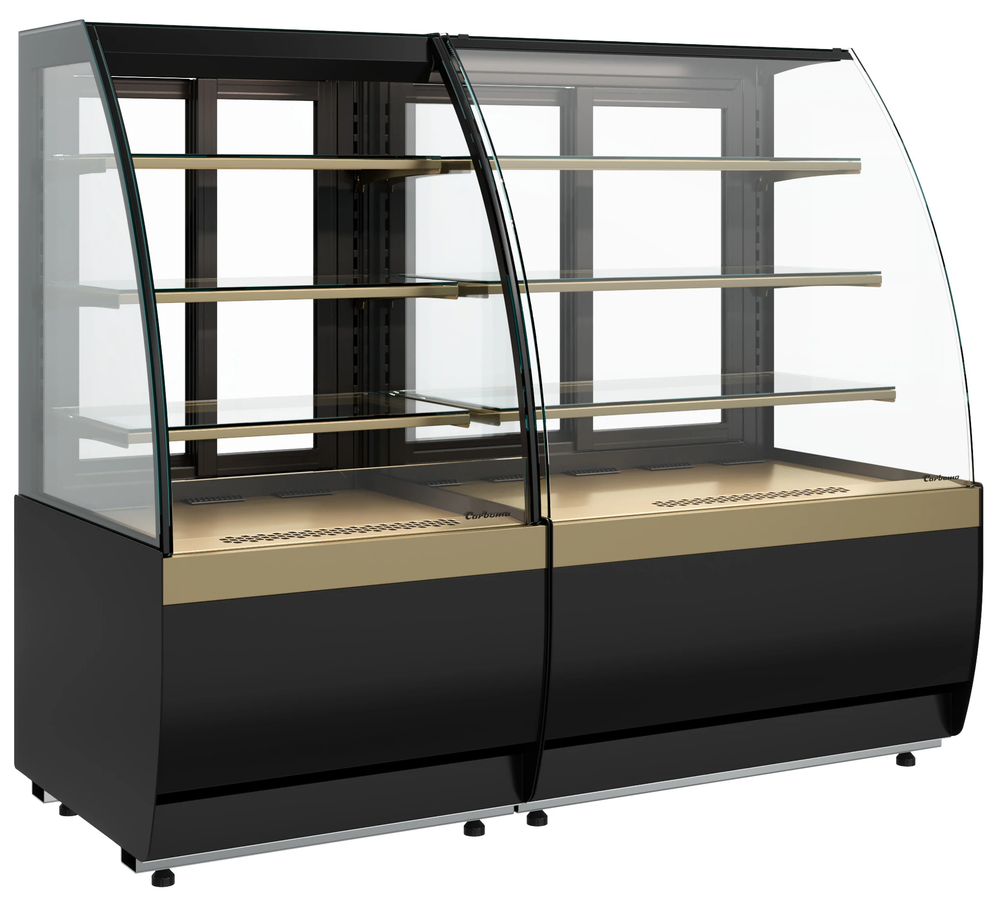 Витрина кондитерская Полюс K70 VM 1,3-1 LIGHT (версия 2.0) (9005-0109)