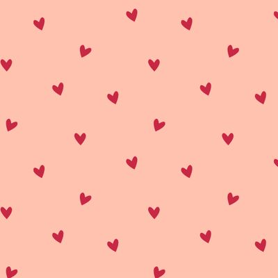 Маленькие сердечки принт