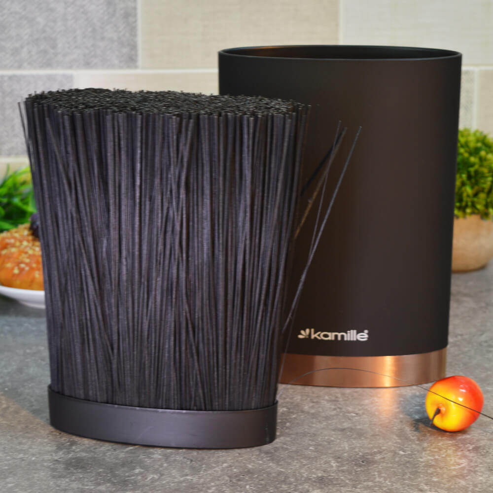 Подставка для ножей 16*7*22см овальная