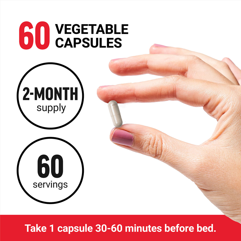 Force Factor, Мелатонин, 3 мг, 60 растительных капсул