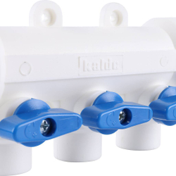 Коллекторы без воздухоотводчика KALDE 3 вых/синий