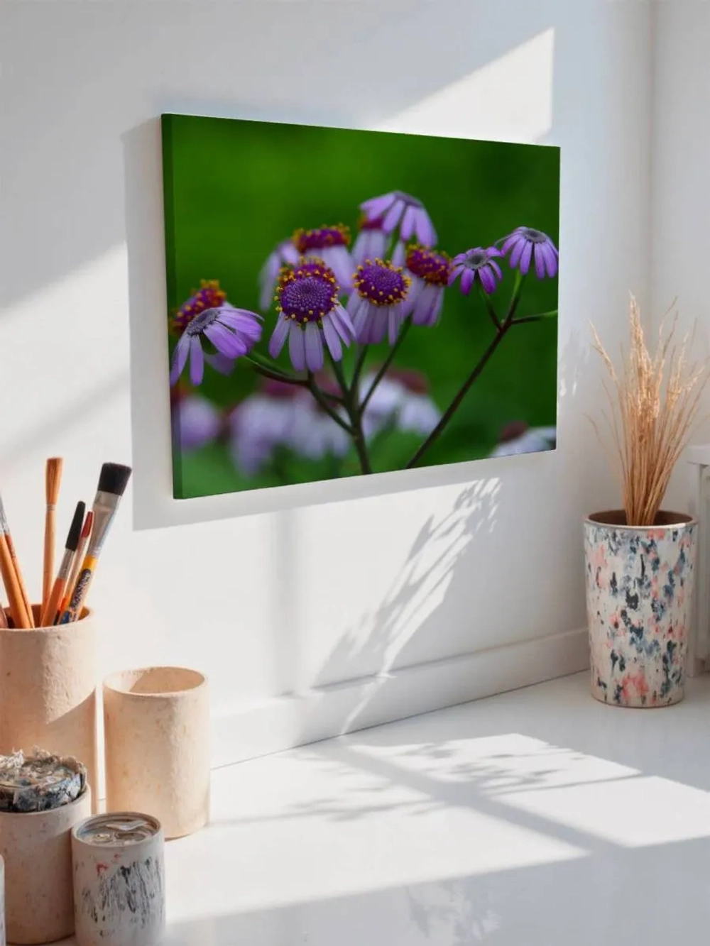 Картина на стену 40 X 50 Фиолетовые цветы