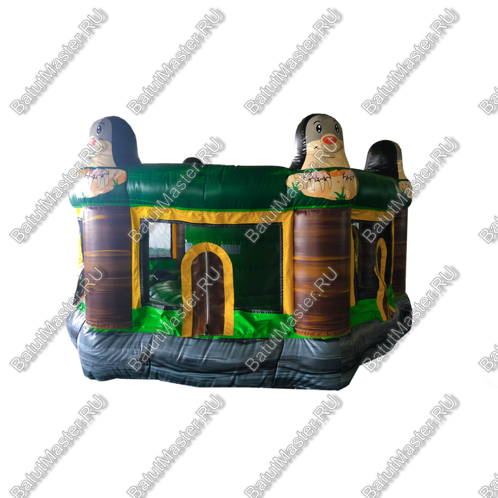 Коммерческий надувной батут "Крот непоседа" 5*5*3 м