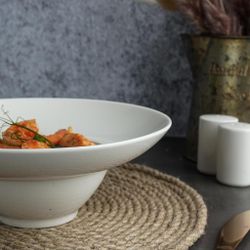 Тарелка глубокая 250 мл d 21 см h7,2 см для пасты   Noble [1]