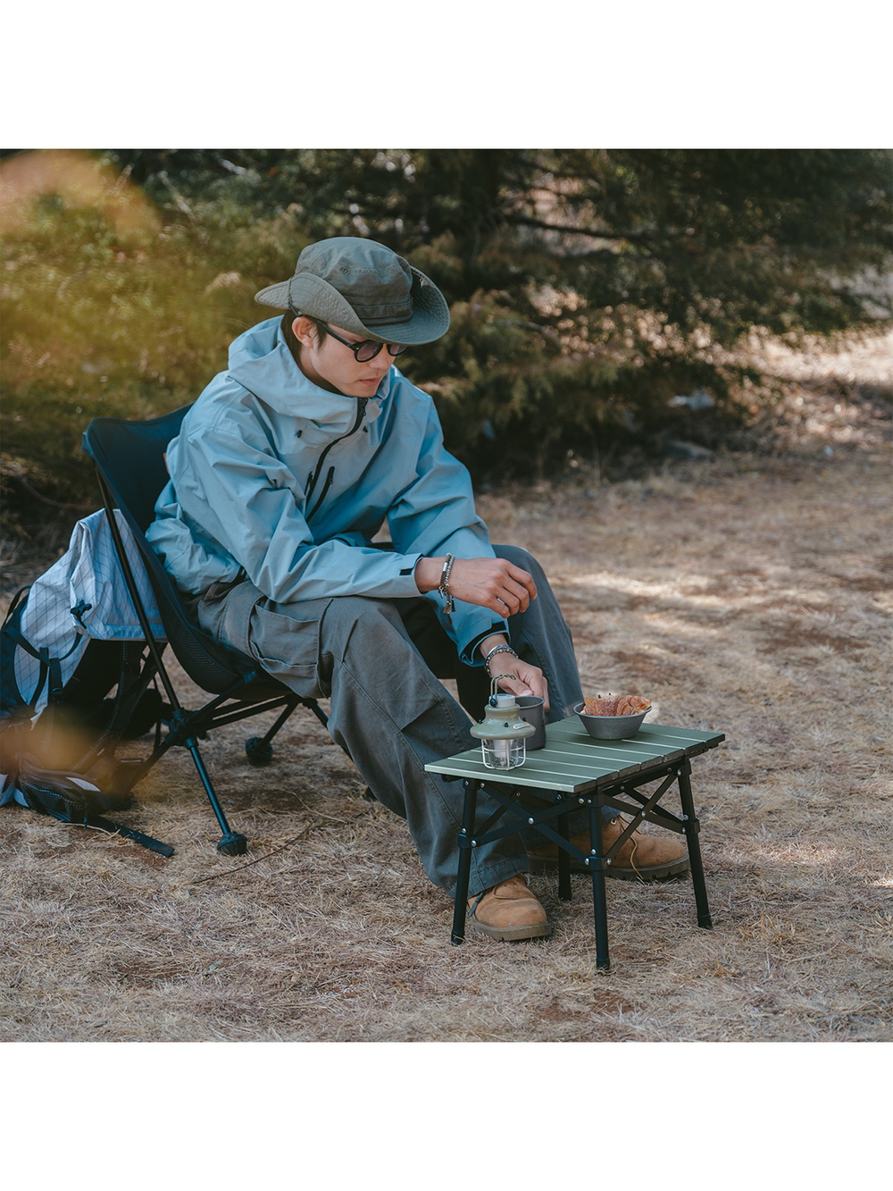 Стол Naturehike CNK2450JJ027 Yamami Y01 складной зелёный