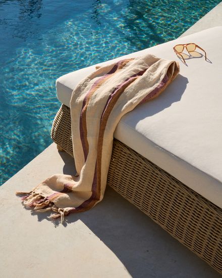 Двойной шезлонг Meria из искусственного ротанга Испания La Forma