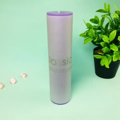 Свеча «Classic» 5*20см цвет лавандовый ZD-005