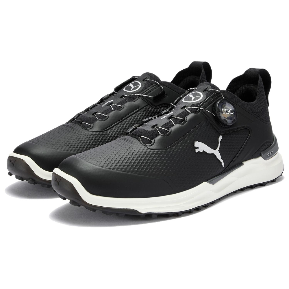 PUMA IGNITE Breathable Support Golf Shoes Men"s Black